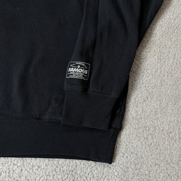 Famous Stars & Straps Hoodie Mens XL Vintage Y2K Sweatshirt Pullover AOP - Picture 10 of 16